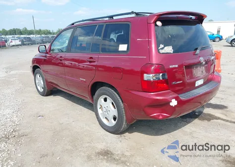 2007 Toyota Highlander Limited V6 из США, поврежденный, VIN JTEEP21A470218811